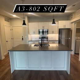 well lit kitchen